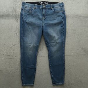 Torrid Jeans Women's Size 22R Blue High-Rise Bombshell Skinny Denim 27.5" Inseam